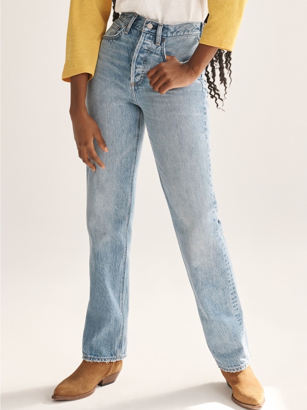 Aritzia Denim Forum The Joni High Rise Loose Jeans 32L Size 32 90s  Slouchy Fall